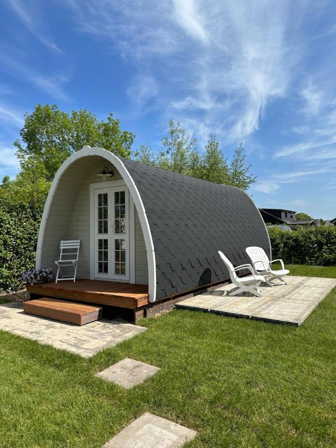 Lodge, Een Super Knus Tiny House, Nabij Vaarwater En Haven! Belt-Schutsloot Bagian luar foto