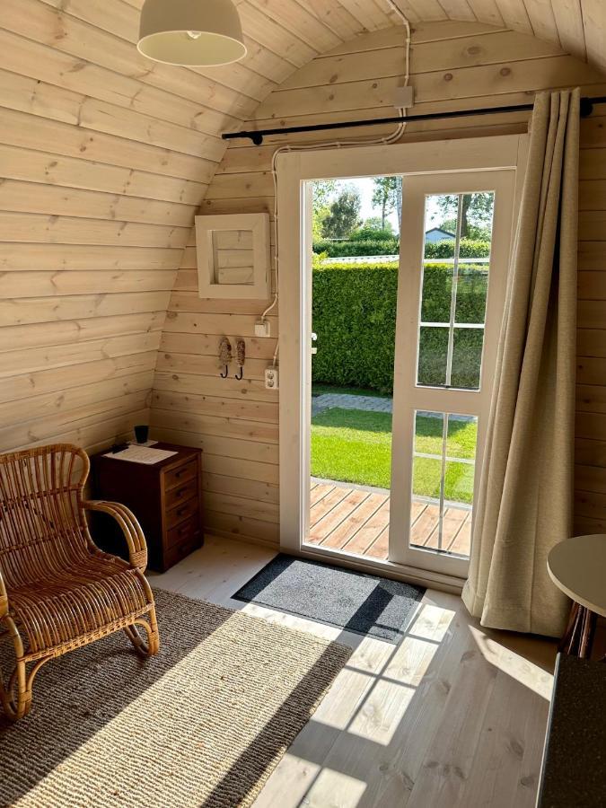 Lodge, Een Super Knus Tiny House, Nabij Vaarwater En Haven! Belt-Schutsloot Bagian luar foto