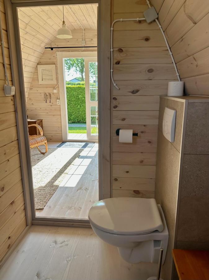 Lodge, Een Super Knus Tiny House, Nabij Vaarwater En Haven! Belt-Schutsloot Bagian luar foto